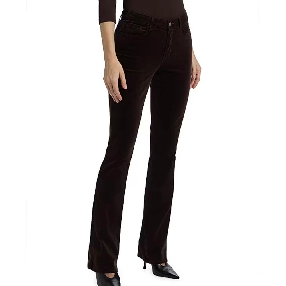 KUT FROM THE KLOTH | Karen Baby Bootcut Corduroy Pants Dark Brown Green | 16‎